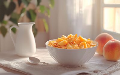 Corn flakes e frutta