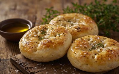 Focaccia allo yogurt greco