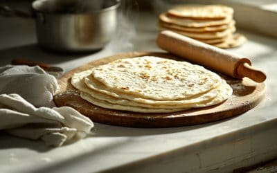 Piadine senza glutine con farina di riso
