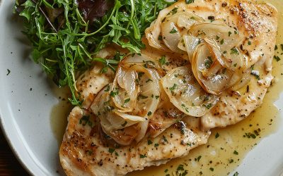 Scaloppine di tacchino con cipolle