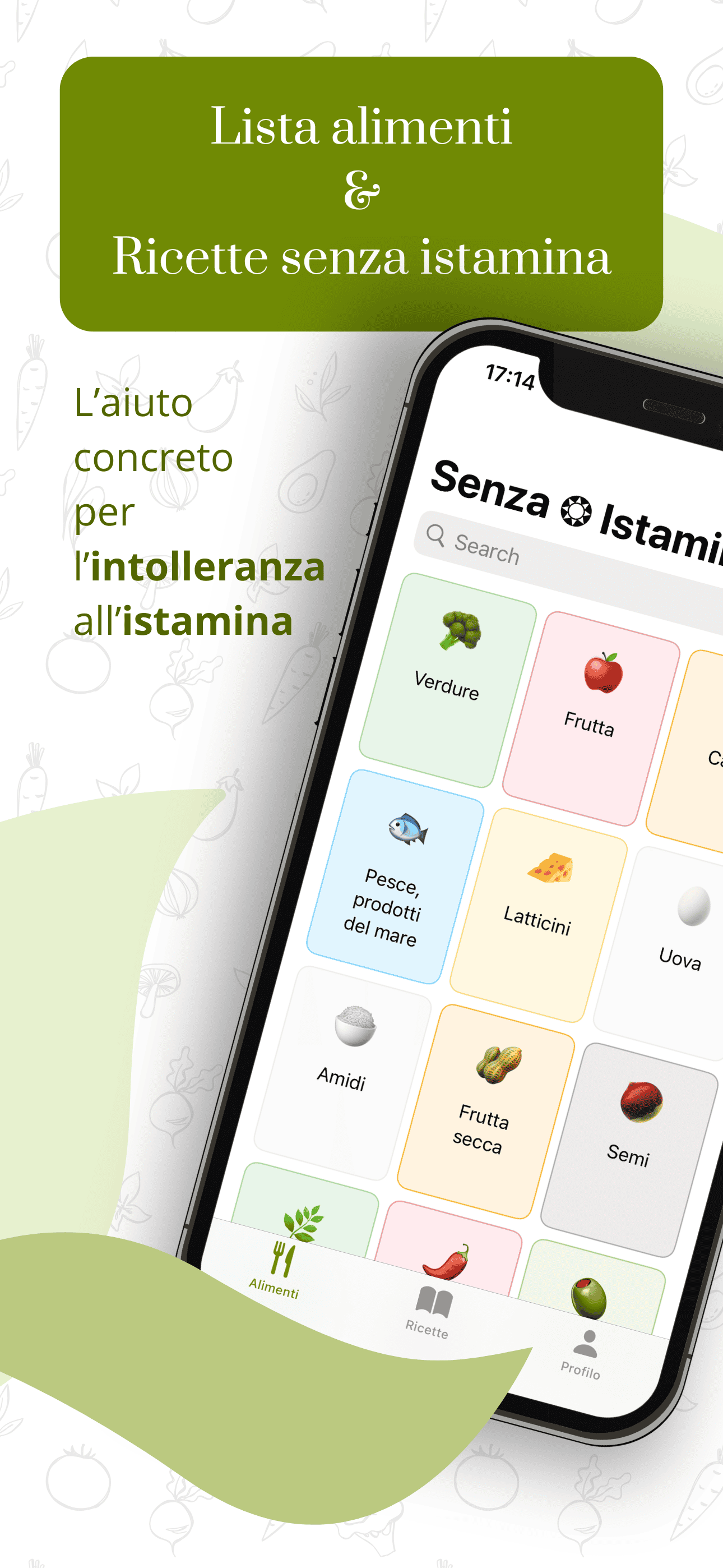App per l'intolleranza all'istamina