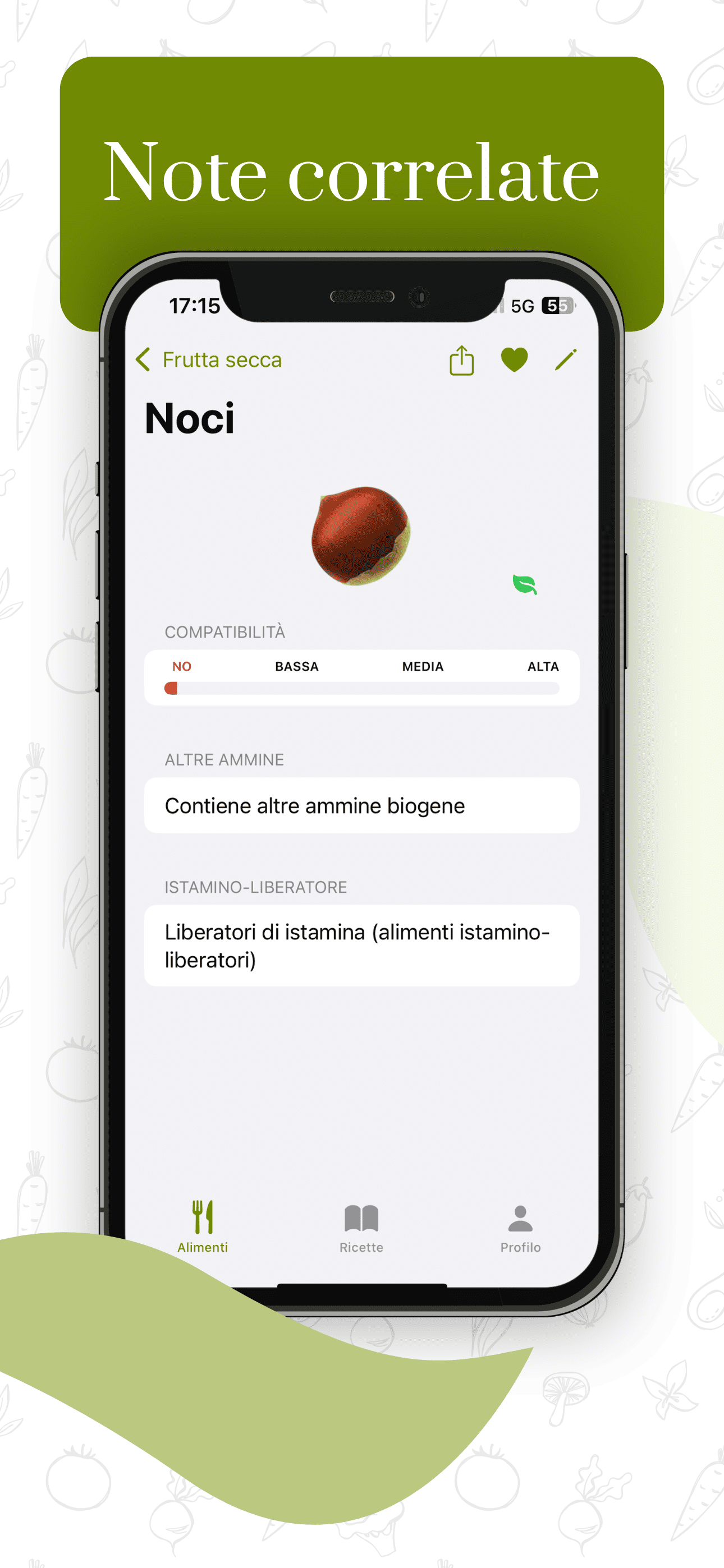 App per l'intolleranza all'istamina