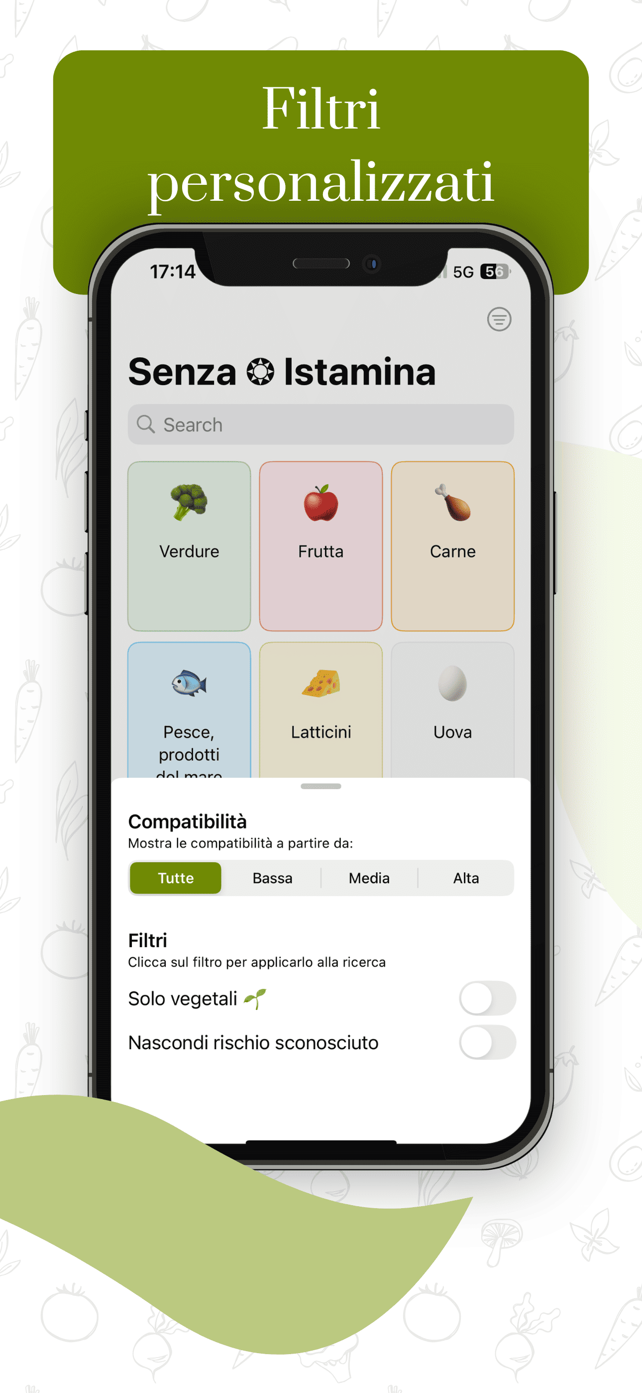 App per l'intolleranza all'istamina